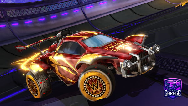 A Rocket League car design from Afateer