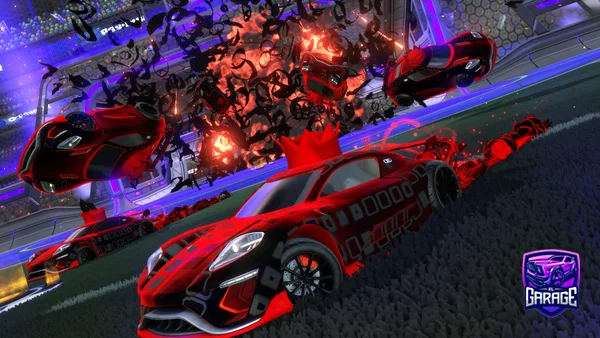 A Rocket League car design from Lolhub