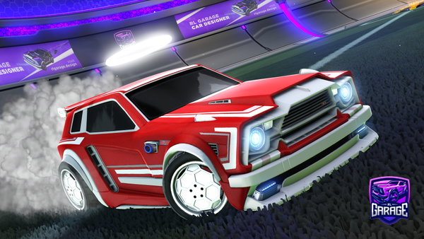 A Rocket League car design from Raprukainen