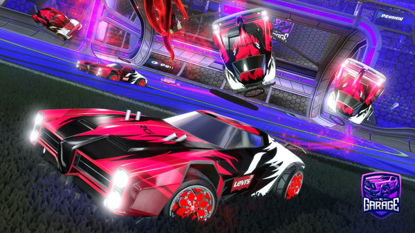 A Rocket League car design from latest89