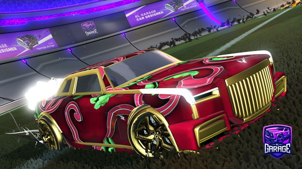 A Rocket League car design from ruhroh