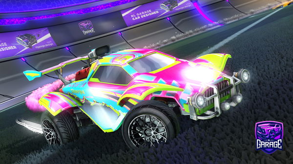 A Rocket League car design from Temptx