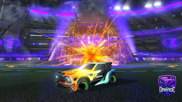 A Rocket League car design from Qakars