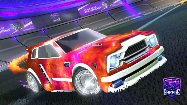 A Rocket League car design from MrWoodTTV