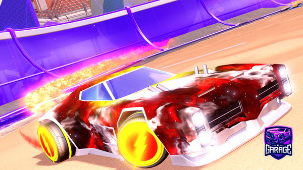 A Rocket League car design from XxspazxX9507