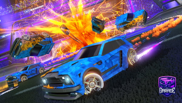 A Rocket League car design from Saltiest_boy