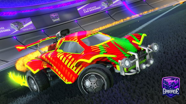 A Rocket League car design from Abc_playz9