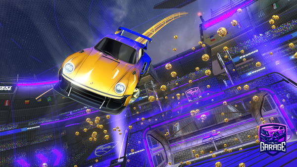 A Rocket League car design from 125Merk