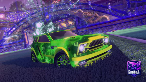 A Rocket League car design from bos3r