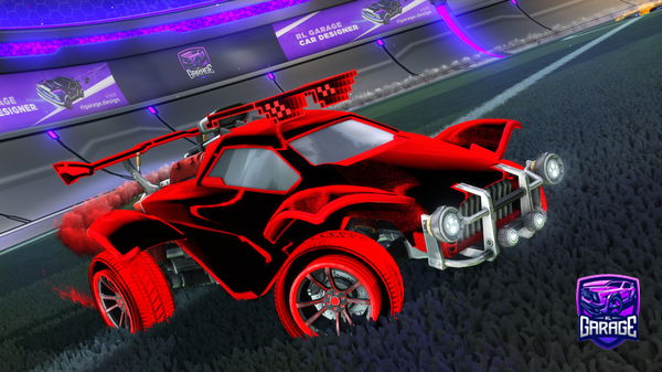 A Rocket League car design from HoopFestBaller30