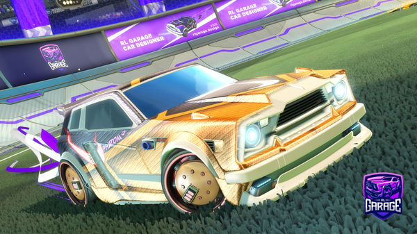 A Rocket League car design from puff1n