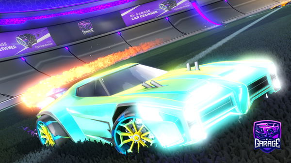 A Rocket League car design from nrgamer