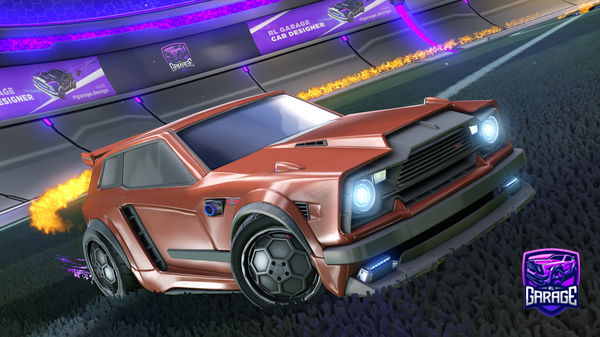 A Rocket League car design from moonliight