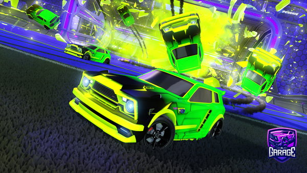 A Rocket League car design from itsMKR