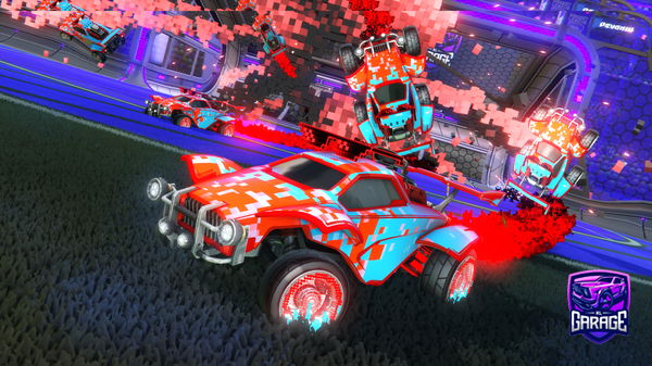 A Rocket League car design from dylantmyers