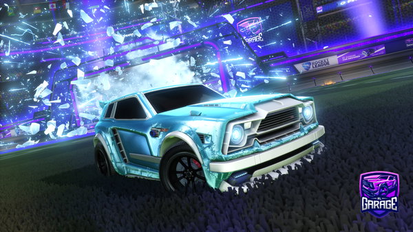 A Rocket League car design from Hellacool