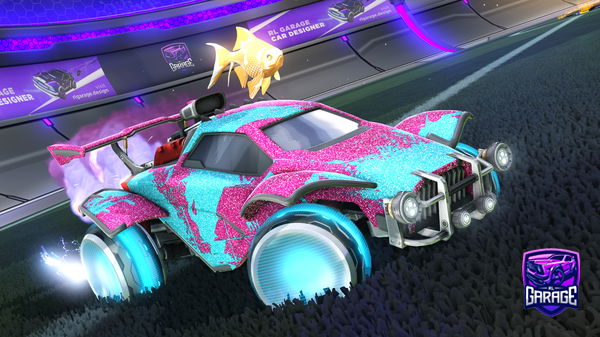 A Rocket League car design from MoistBrownie