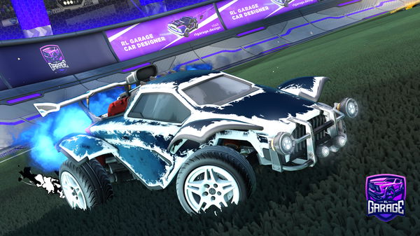 A Rocket League car design from magma158