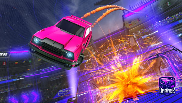 A Rocket League car design from Hunek