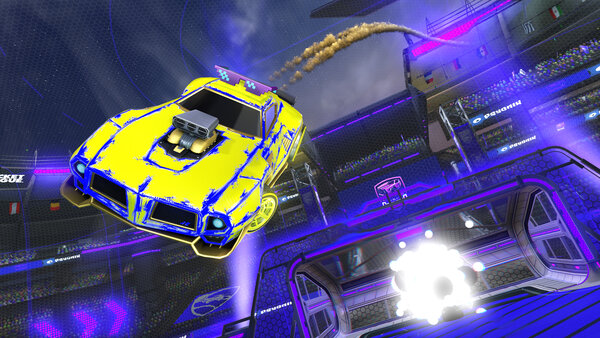 A Rocket League car design from GamerjackYT