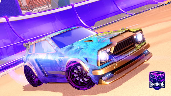 A Rocket League car design from Skelybos