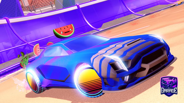 A Rocket League car design from nuclear-spar3