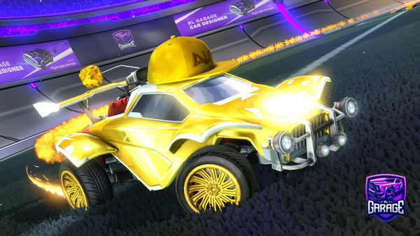 A Rocket League car design from SupremeStrikerr