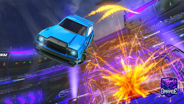 A Rocket League car design from Mrmagetti