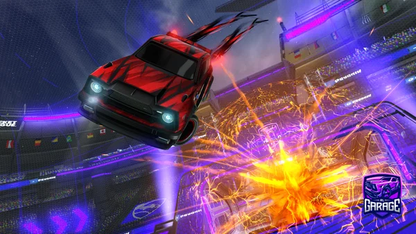 A Rocket League car design from Rotebaeume
