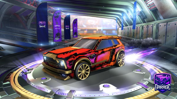 A Rocket League car design from Rafiu29