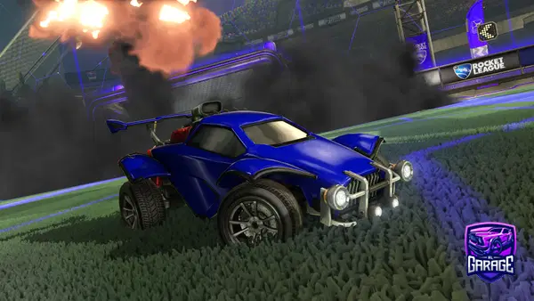A Rocket League car design from Cacciahands