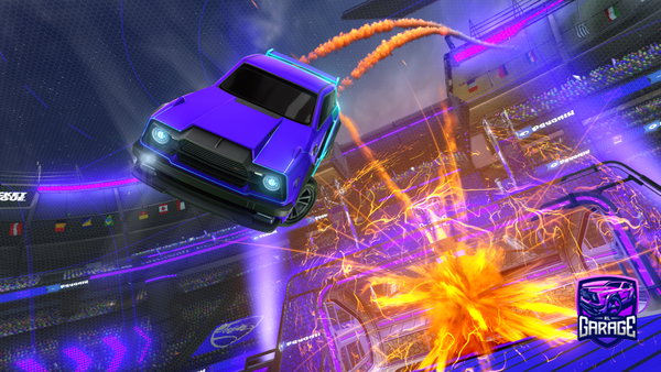 A Rocket League car design from firefox104