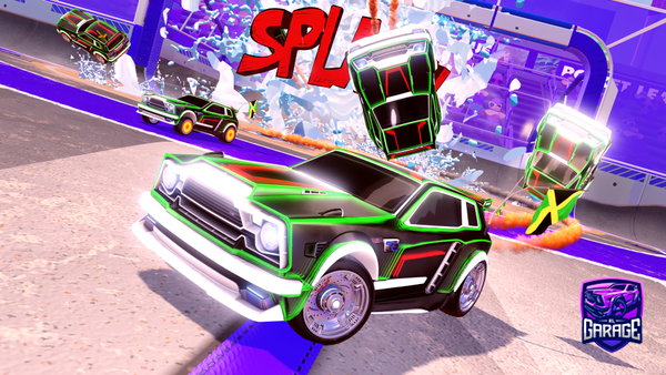 A Rocket League car design from Surge_K