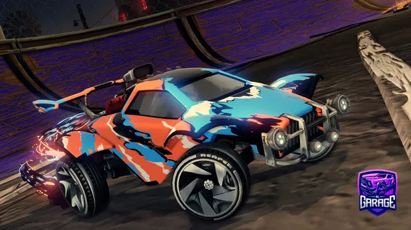 A Rocket League car design from PowerfulFlea441