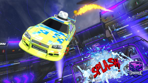 A Rocket League car design from Itzdesy2
