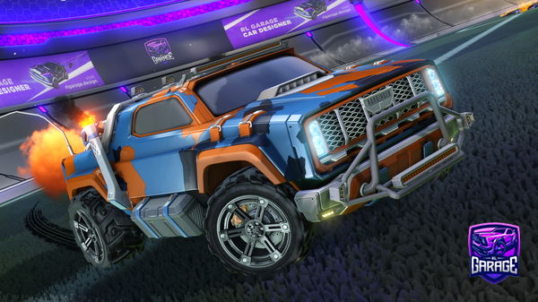 A Rocket League car design from MrYeet29