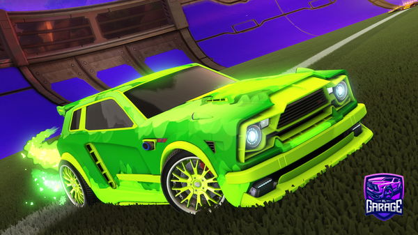 A Rocket League car design from est-oc31