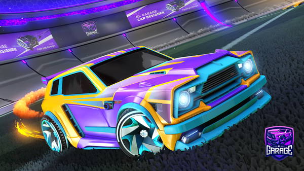 A Rocket League car design from Darkblase6349