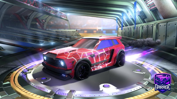 A Rocket League car design from AllianceLunasola