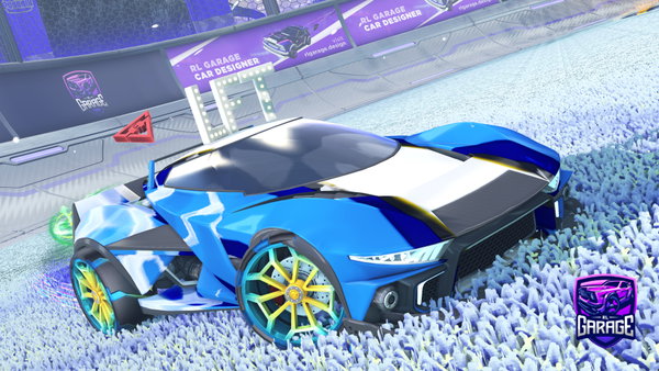 A Rocket League car design from worldmikel