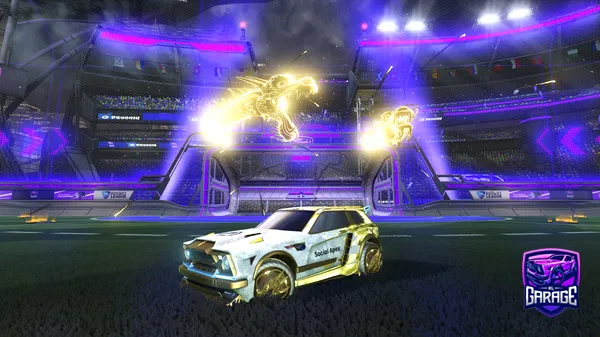 A Rocket League car design from Mysman11