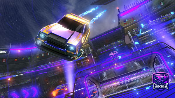 A Rocket League car design from BTG3