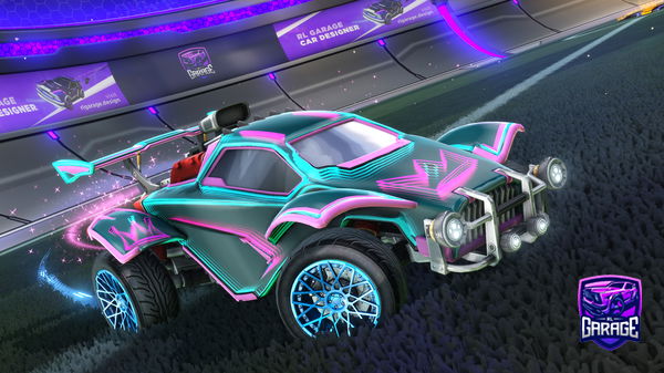 A Rocket League car design from hunerfamily