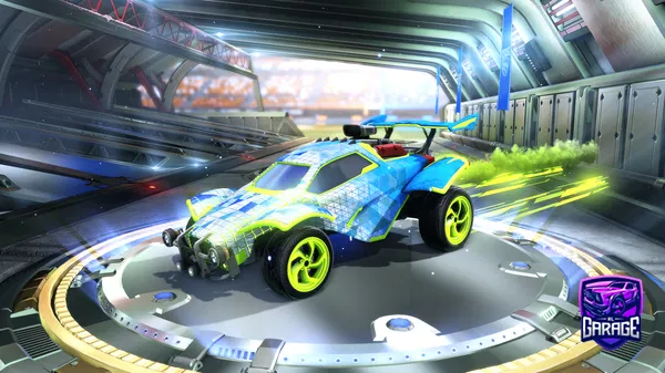 A Rocket League car design from QPX-33