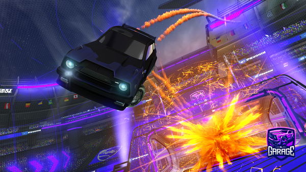 A Rocket League car design from ryzzu