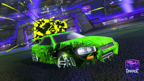 A Rocket League car design from Noir_Haze