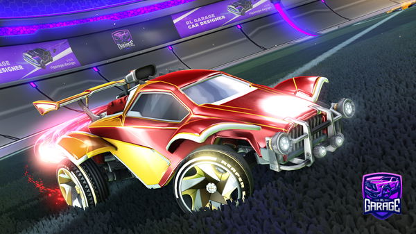 A Rocket League car design from M3goatLEC16