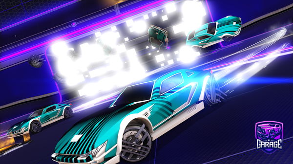 A Rocket League car design from Lightspeed422