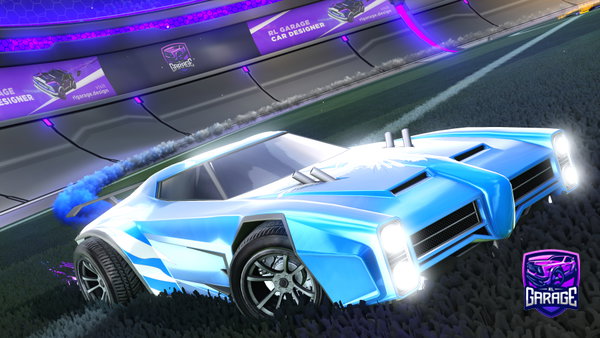 A Rocket League car design from darius4588