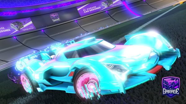 A Rocket League car design from findus_on_youtube